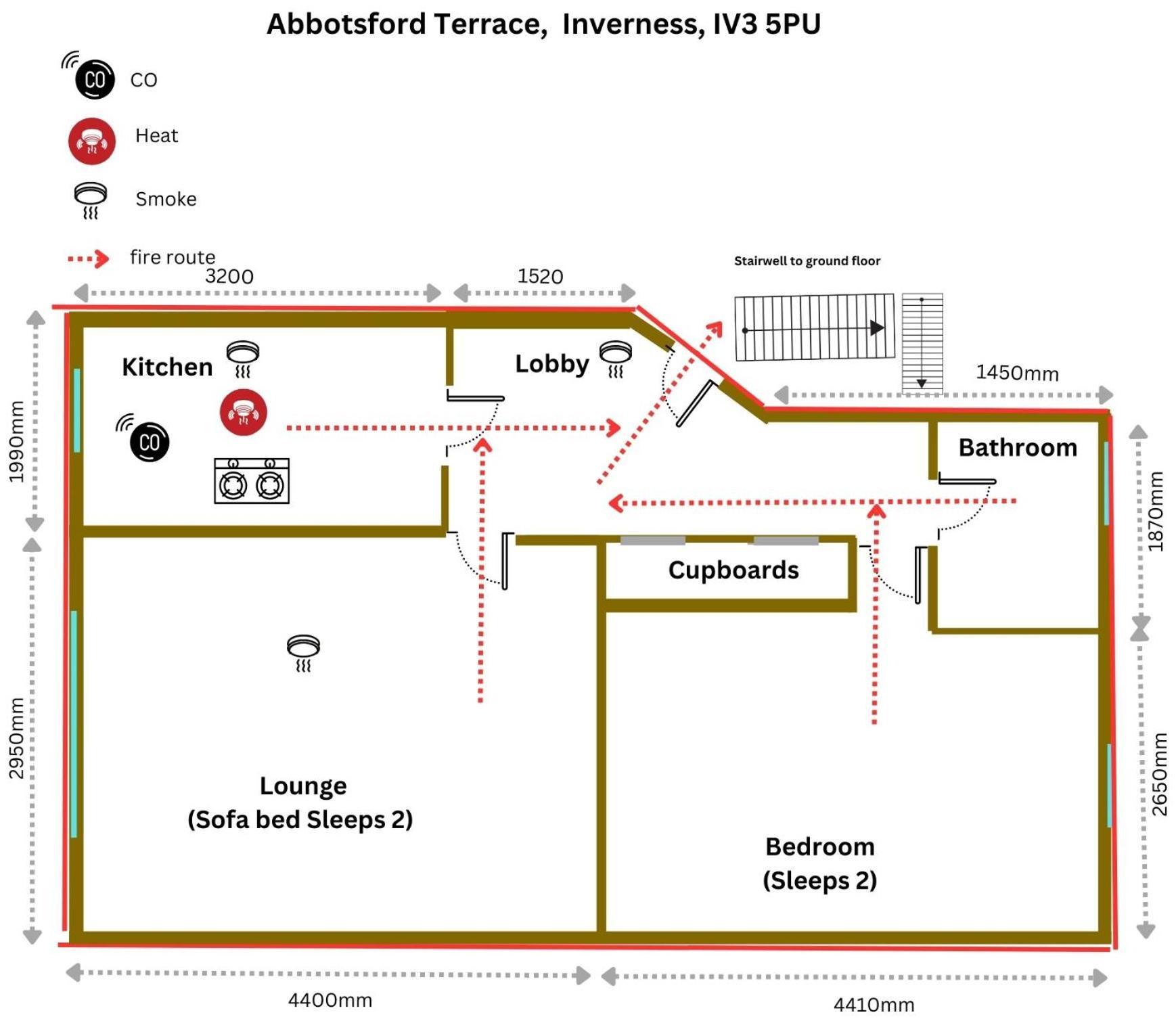 Ness Central Apartment - Greig Street อินเวอร์เนส ภายนอก รูปภาพ